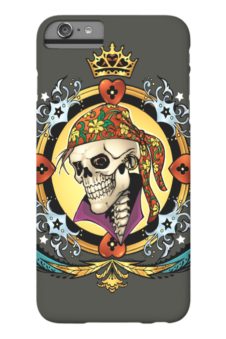 Pirate Skull King by AlRioArt