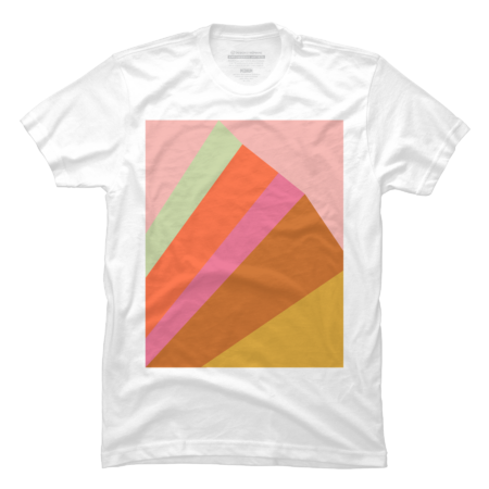 Abstract Geometric Rainbow Mountain