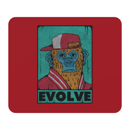 Pop Art Monkey / Ape / Chimp Funny Evolve Darwin's Theory by LYTMFART