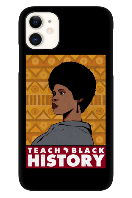 Teach Black History Month - Afroamerican african Lady