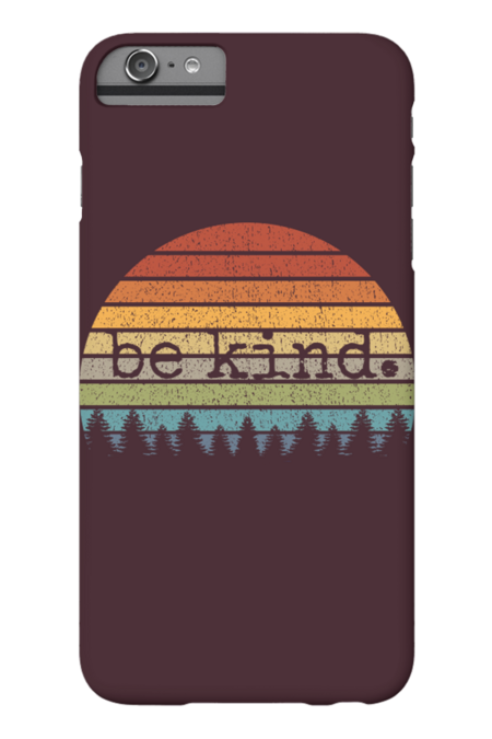 Uplifting Retro Sun Vintage Be Kind Happy Positive Gift by cssdru