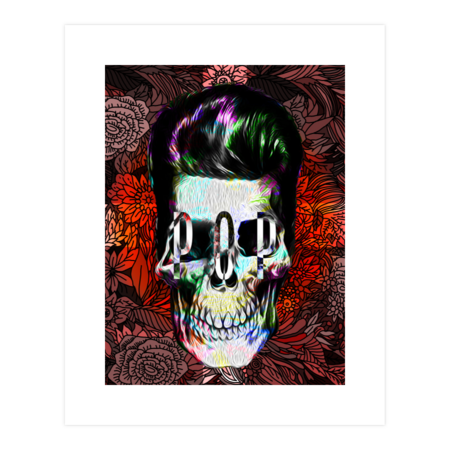3 Skulls and Flowers Series V1 by dickyjoesantos