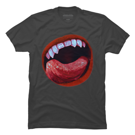 Fanged Vampire Lips by VampyreZen