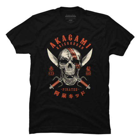 Jolly Roger Red Hair Pirates by shinigamiartwear