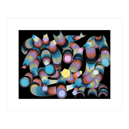 &quot;Funny-funny&quot; worms, abstract art, abstract worms, digital art,
