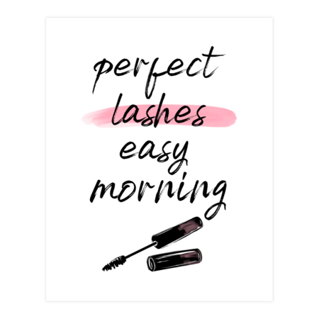 Perfect lashes easy morning