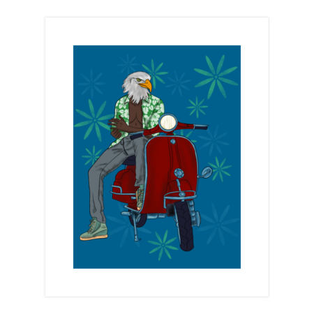 eagle with moto