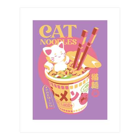 Cat Noodles by ilustrata