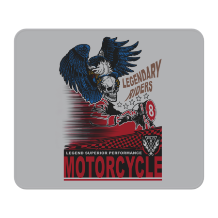 Eagle skull motorcycle