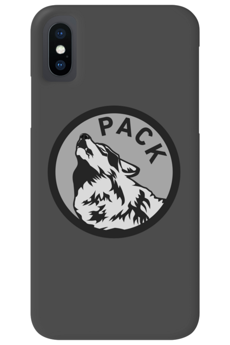 Howling white wolf and the name &quot;PACK&quot;