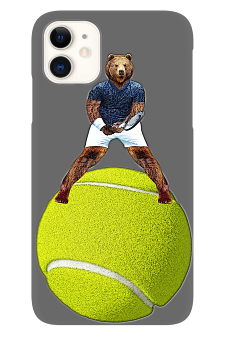 Bear On Giant Tennis Ball Mens