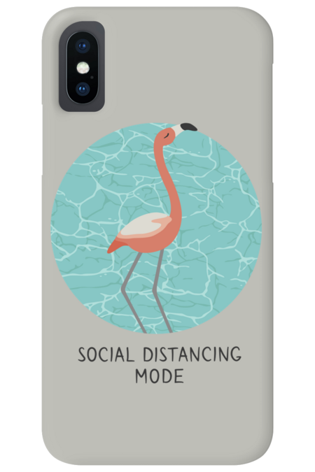 Social distancing mode by pink flamingo by runcatrun