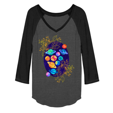 Opulent Planet Chintz T-Shirt by perrinlefeuvre