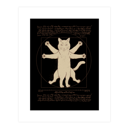 Vitruvian Cat by thiagocorream