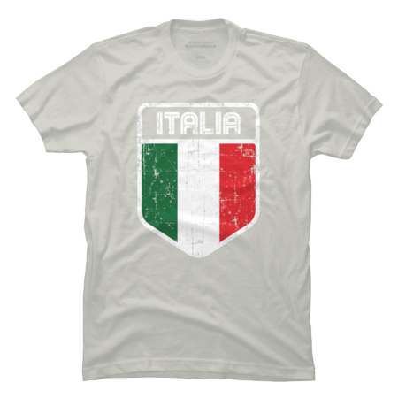 Italia Jersey Style Shirt Italy Sport Fan Italian Flag Forza