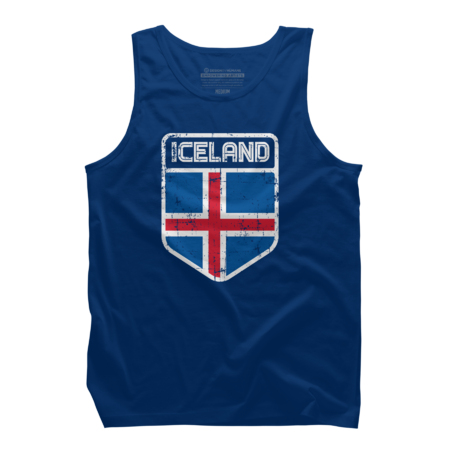 Iceland Flag Icelandic Viking Island Pride Retro Vintage Team