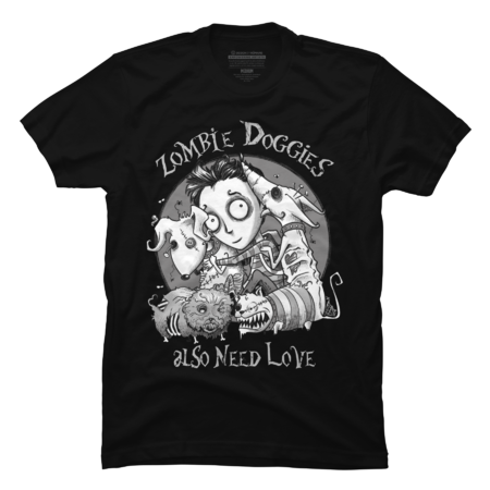 Zombie Doggies Also Need Love by saqman