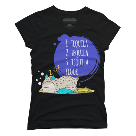 Cute Funny Drunk Owl - Sarcastic Alcohol Tequila Lover Quote by artisticmaus