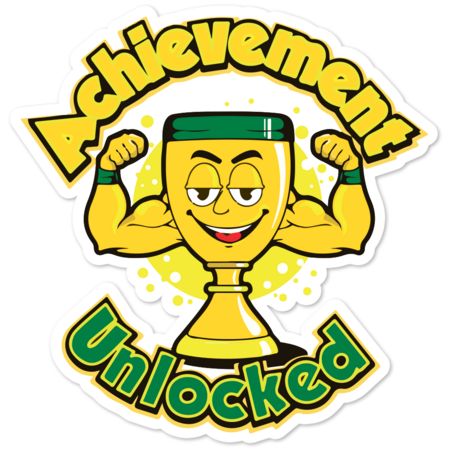 Mr Achieve Logo Sticker