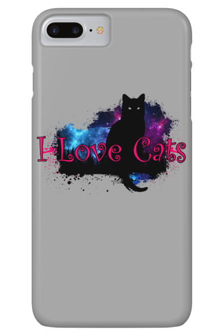 I Love Cats - Galaxy by DerroK991