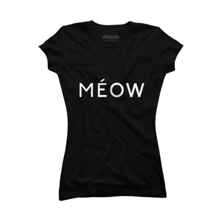 Meow Feline French Couture Typography by RexLambo