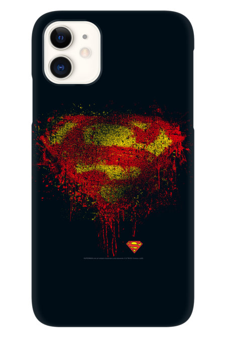 Superman Splatter Logo by KKTEE for DCComics