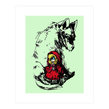 The Red Riding Hood &amp; The Wolf by GalantiShop