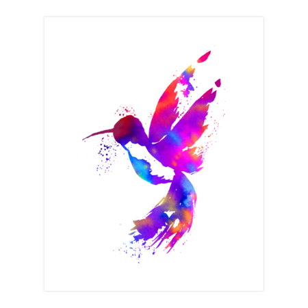 Rainbow Hummingbird by ZeichenbloQ