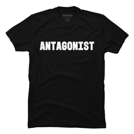 Antagonist (White) by AntisocialTees