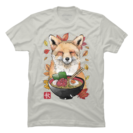 Fox, Leaves and Ramen by DrMonekers