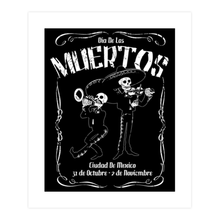 Dia De Los Muertos / Mariachi Skeletons