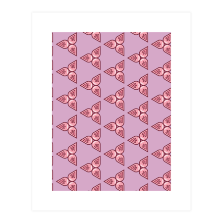 Pink Leaves Pattern by tabishere