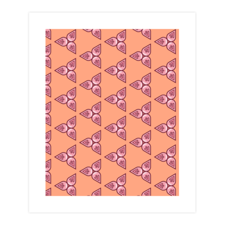 Pink Leaves Pattern