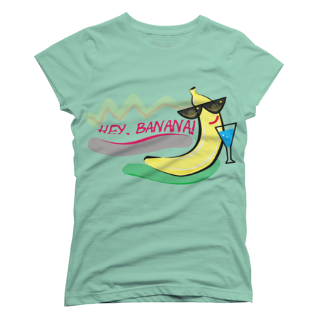 Funny cool banana with text by VeronikaLi