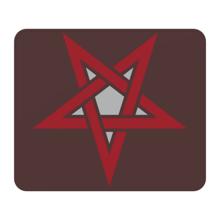 Reverse Red Pentagram Satanic Satanism by occultfashionwear