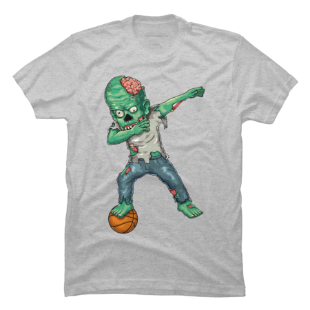 Funny Halloween - Dabbing Zombie Basketball Lover by clickbong