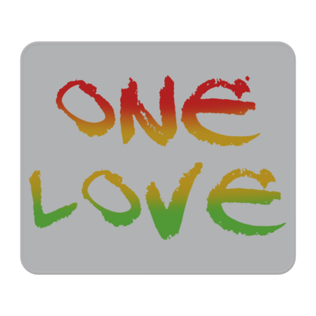 One Love Jamaica raggae color by mickatchu