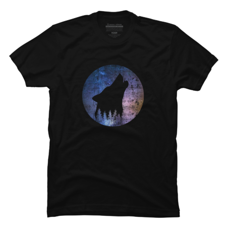 Wolf Howling At The Full Moon by Geekster