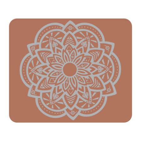 Ornamental Lotus Mandala - White