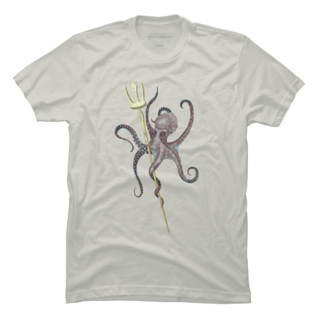 Octopus with poseidon's trident