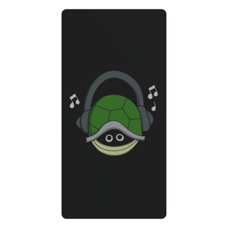 Turtle in Shell with Headphones by pakovalor