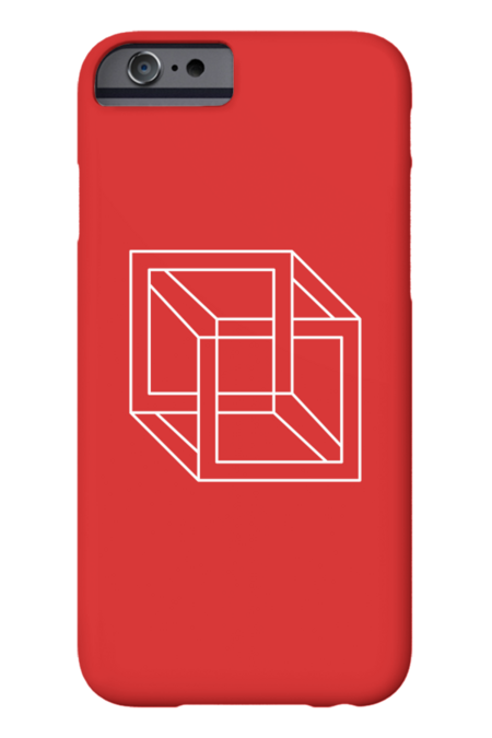 Impossible cube - Optical illusion - isometric cube by vectalex