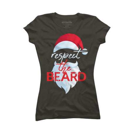 respect the beard santa claus funny christmas by iLCreative