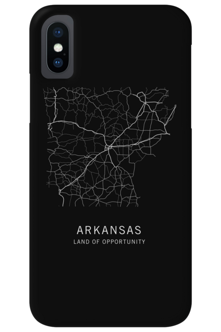 Arkansas State Road Map by ClarkStreetPress