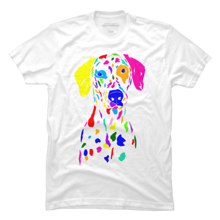 Rainbow Dalmatian dog by fogalmamsincs