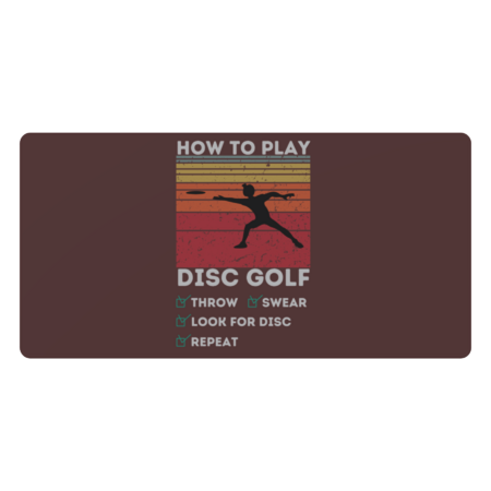 How To Play Disc Golf vintage gift by simonani