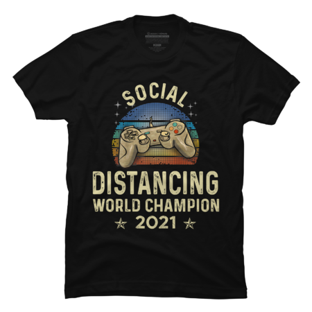 Game - Social Distancing World Champion 2021 - Funny Gift Ideas