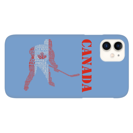 Canada Flag Hockey by TrickyGraphics
