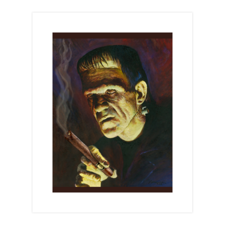 Holy Smokes! : Frankenstein and his Cigar by BullShirtCo