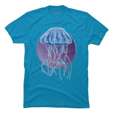 Jellyfish in purple by danielasynner